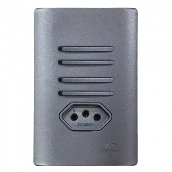 Conjunto Quadruplo (2 Simples + 2 Paralelo) + Tomada 10a - Novara Preto Grafite Total Conjunto Quadruplo (2 Simples + 2 Paralelo) + Tomada 10a - Novara Preto Grafite Total